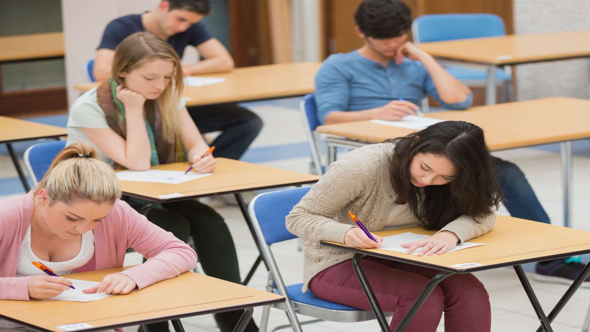 Pupils are being excluded from school if their exams aren't good enough, according to parents. Stock pic