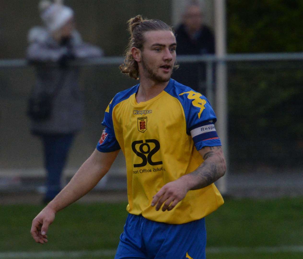 Lewis Chambers has also played for Faversham Picture: Chris Davey
