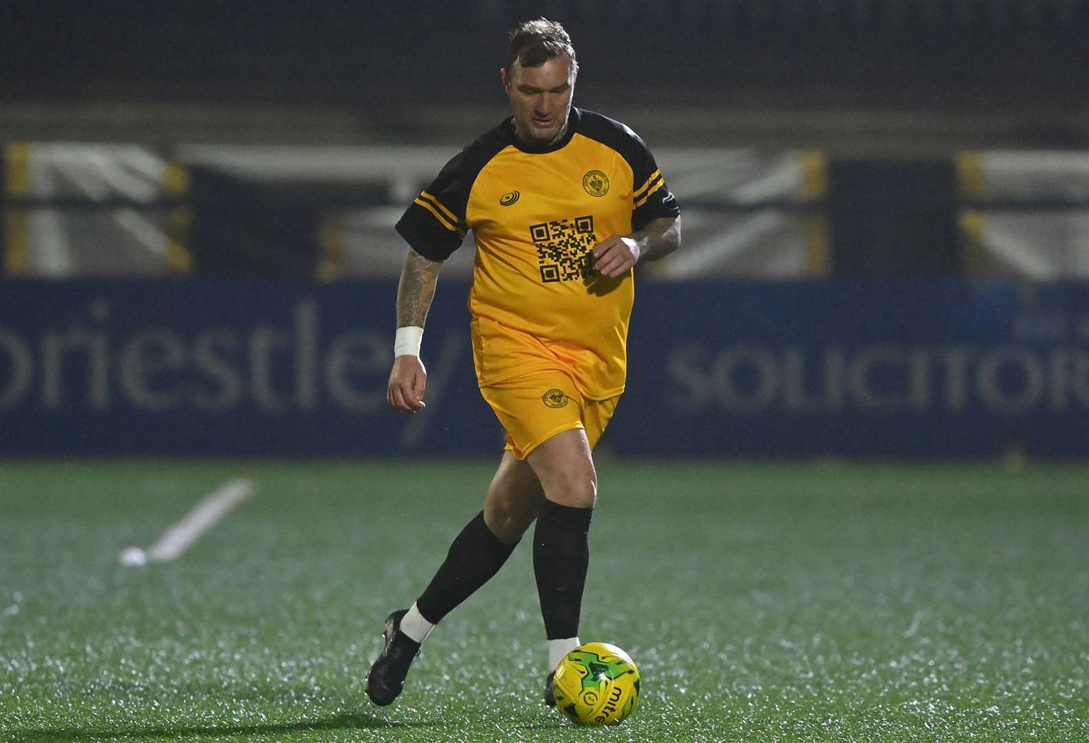 Danny Kedwell - came off the bench for Cray Wanderers against Dartford last weekend. Picture: Keith Gillard (53808627)