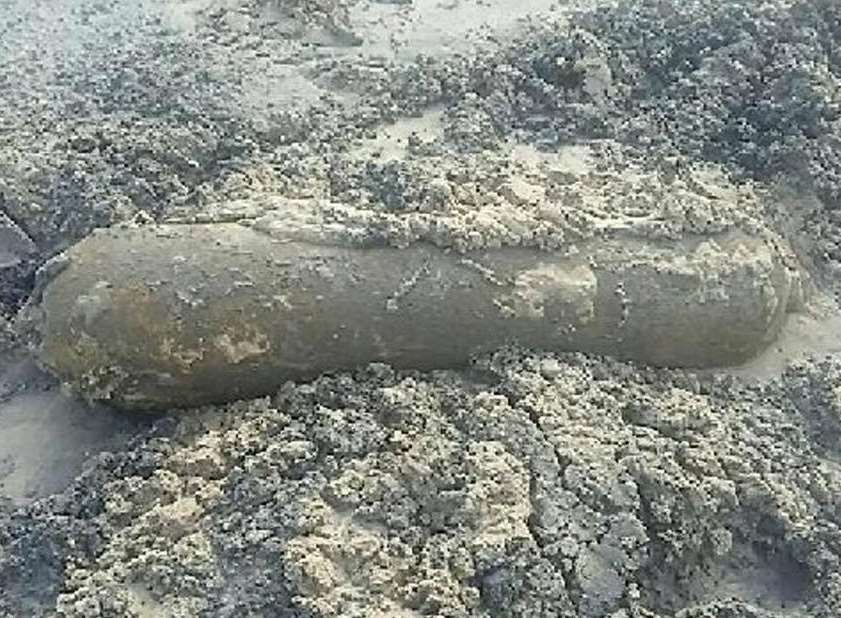 This is the bomb that is reportedly causing all the chaos down Folkestone Harbour.