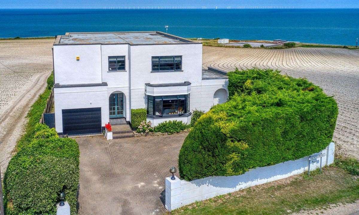 The house is close to a number of beaches, including Broadstairs’ Viking Bay. Picture: Miles and Barr