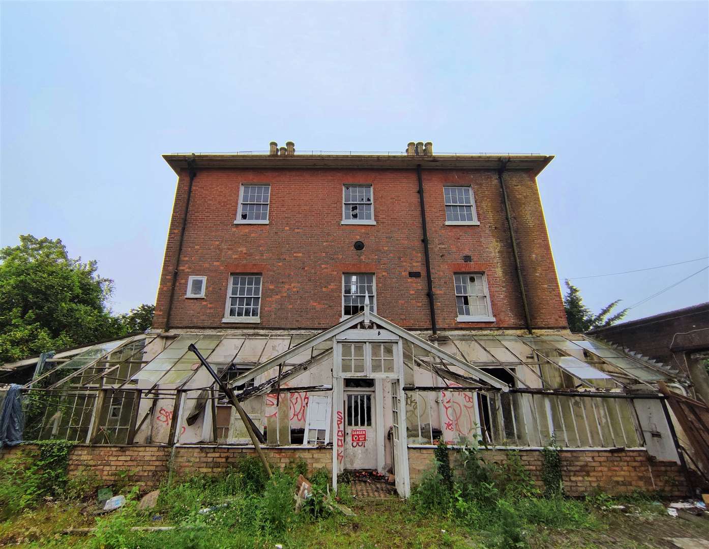 Belringham House in Sutton Valence as it looked just before the fire. Picture by @lost_property_devon