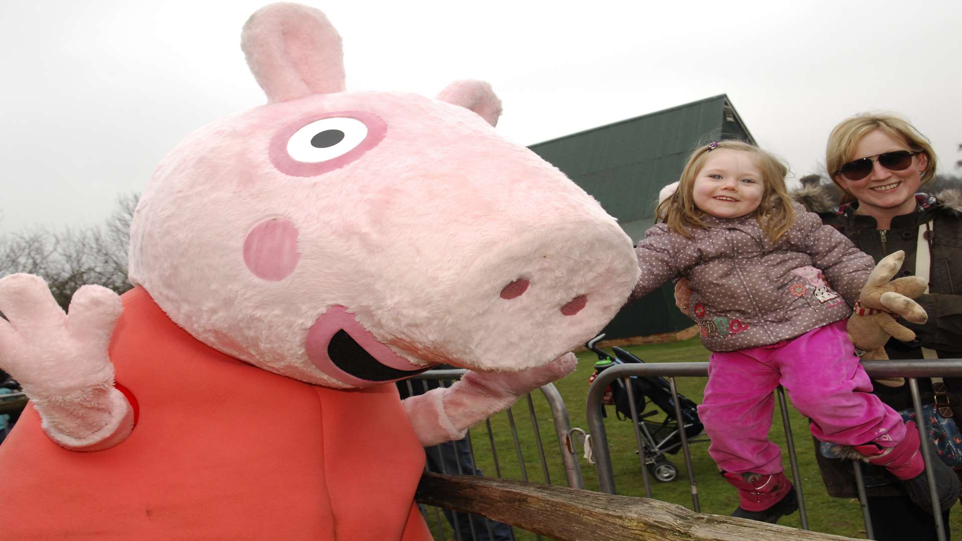 Peppa Pig and friends at Kent Life, near Maidstone