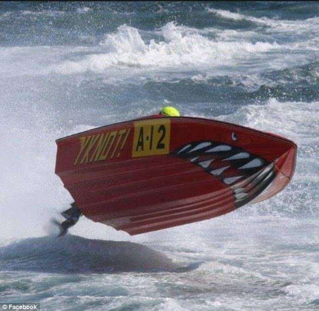 Kevin Edmonson's powerboat. Picture: Facebook (2716913)