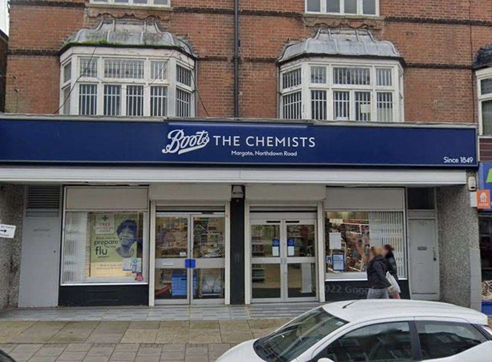 The closure of Boots in Cliftonville, Margate is part of the chain's plan to close 300 locations. Picture: Google
