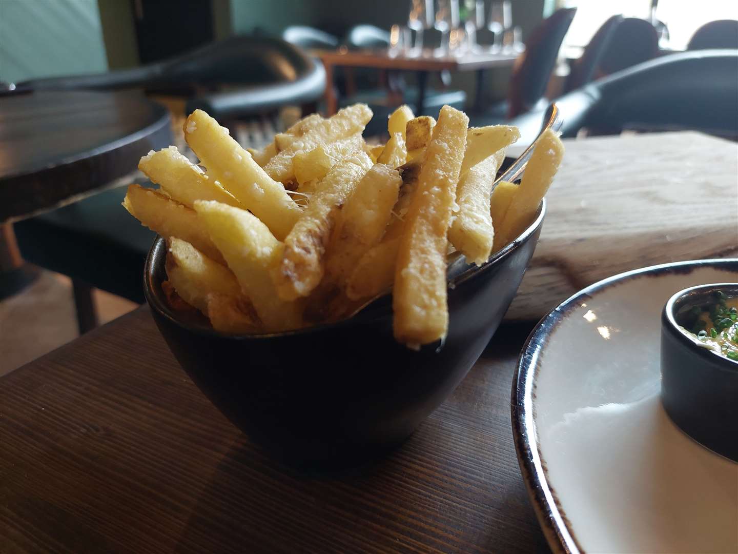 The portion of chips was huge