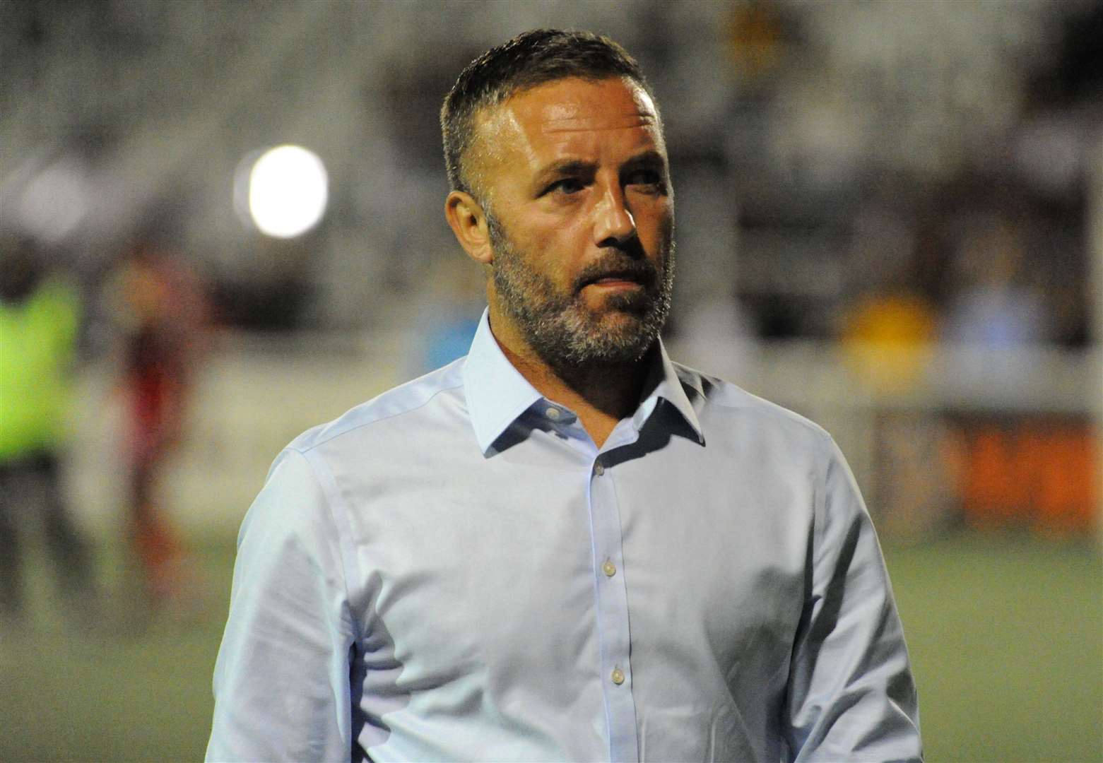 Margate manager Jay Saunders - his side won't play again in 2020. Picture: Steve Terrell (42290803)