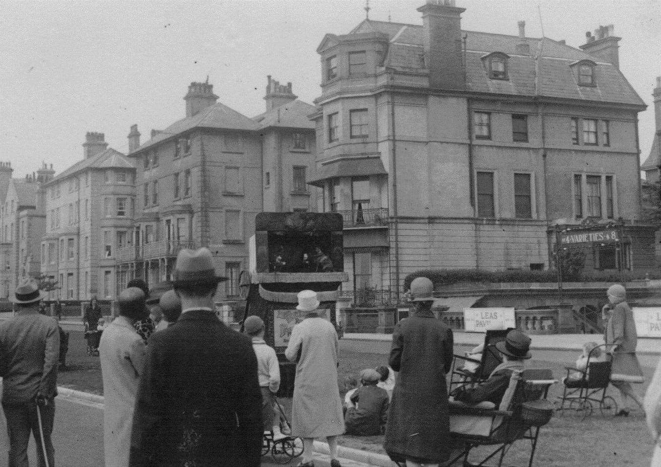 The Leas Pavilion, to the right of this photograph, seen during its heyday. Picture: Alan Taylor