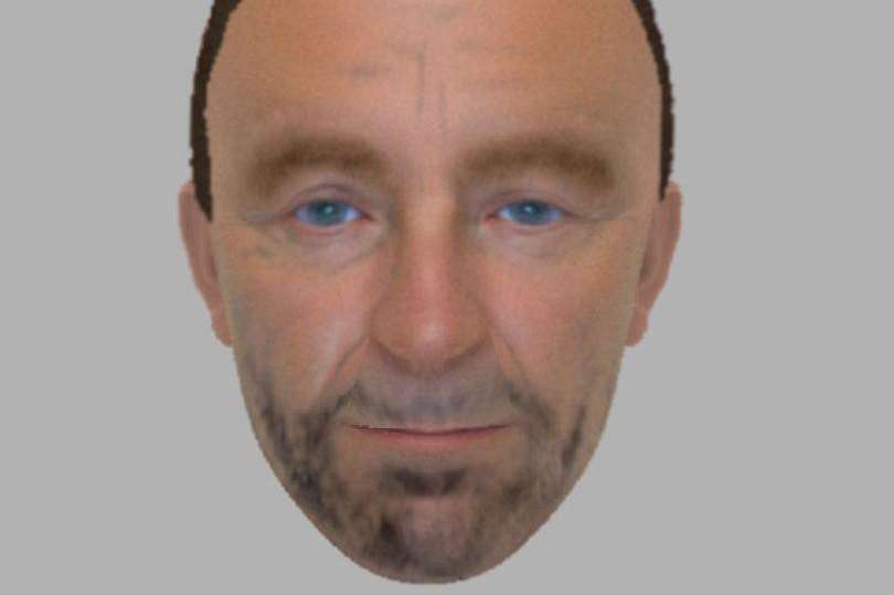 An efit of a man spotted at the Great Lines being sought by police
