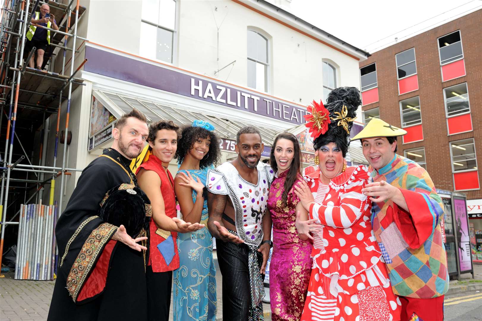 The cast of Aladdin - the only panto in town