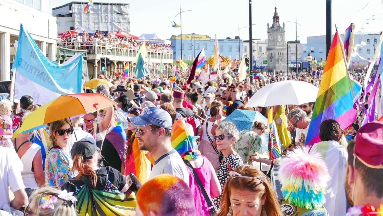 Punters having fun at Margate Pride. Picture: Frank Leppard