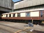 The Orient Express was recently refurbished at the depot