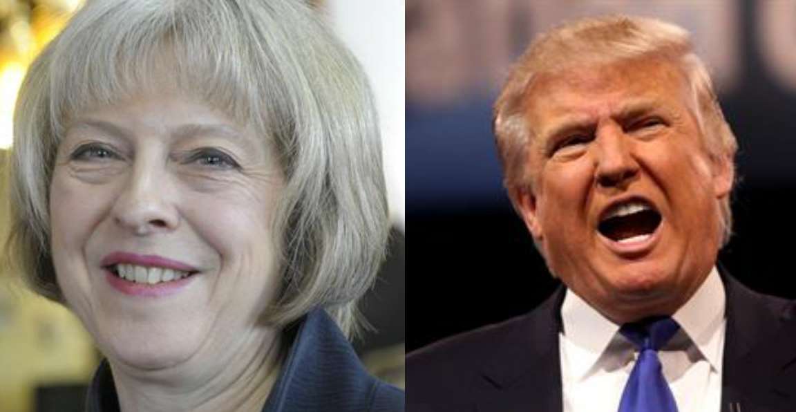 The Labour leader says May and Trump will not be giving power back to the people Picture: Gage Skidmore