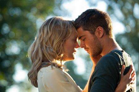 Taylor Schilling as Beth and Zac Efron as Logan in The Lucky One. Picture: PA Photo/Warner Bros Pictures