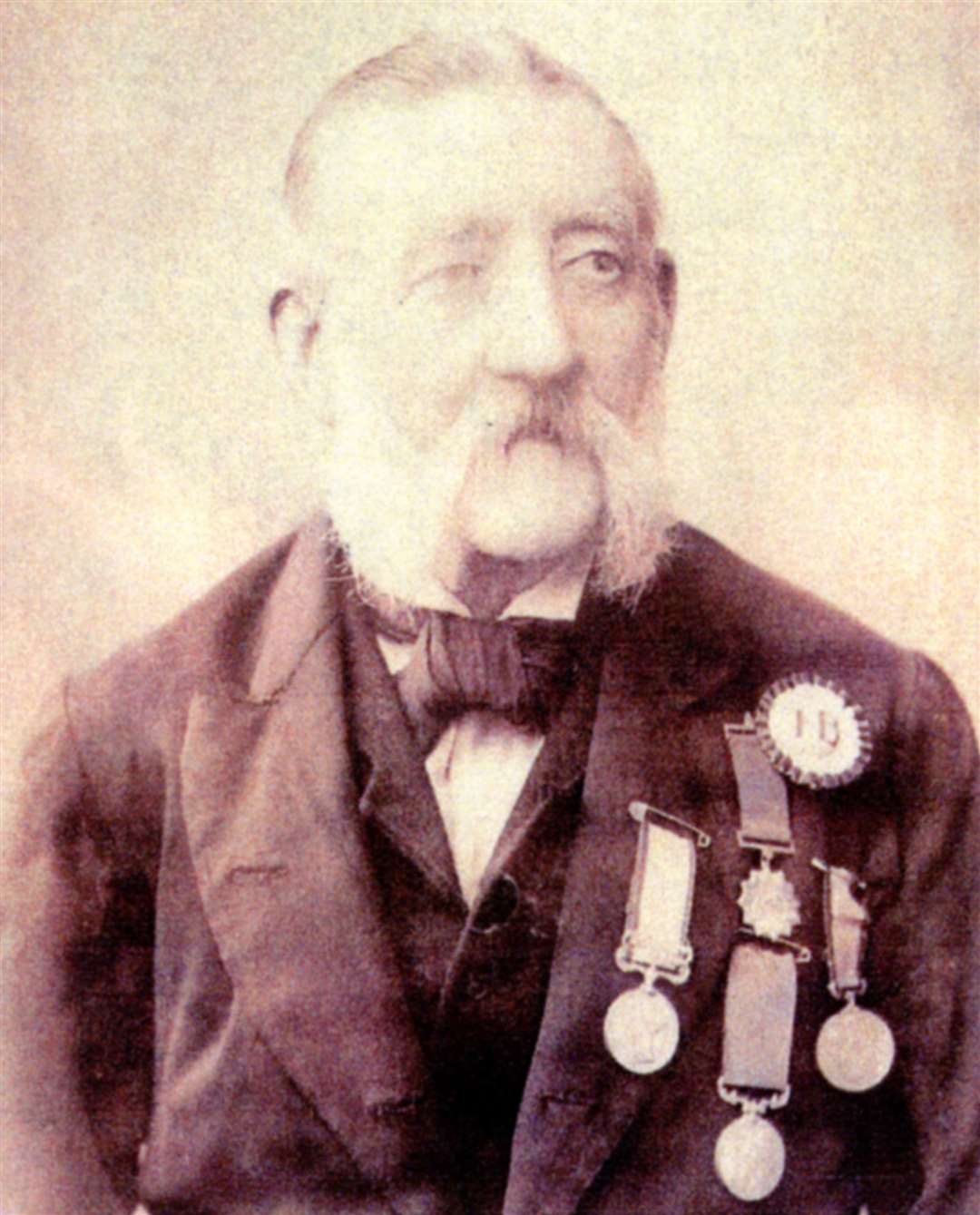 Joseph Grigg who was warder of St Augustine's Gaol from 1860-1880 and was a veteran of the Charge of the Light Brigade. Picture: Alan Wells
