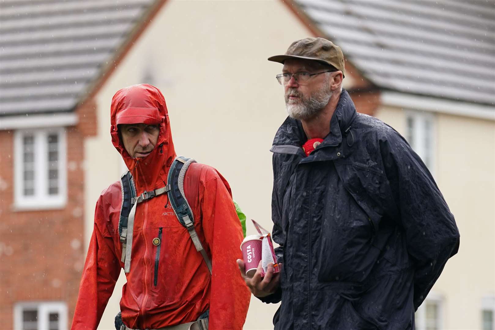 Murdered MP Jo Cox’s husband Brendan Cox (left) joined the walk on Tuesday (Joe Giddens/PA)