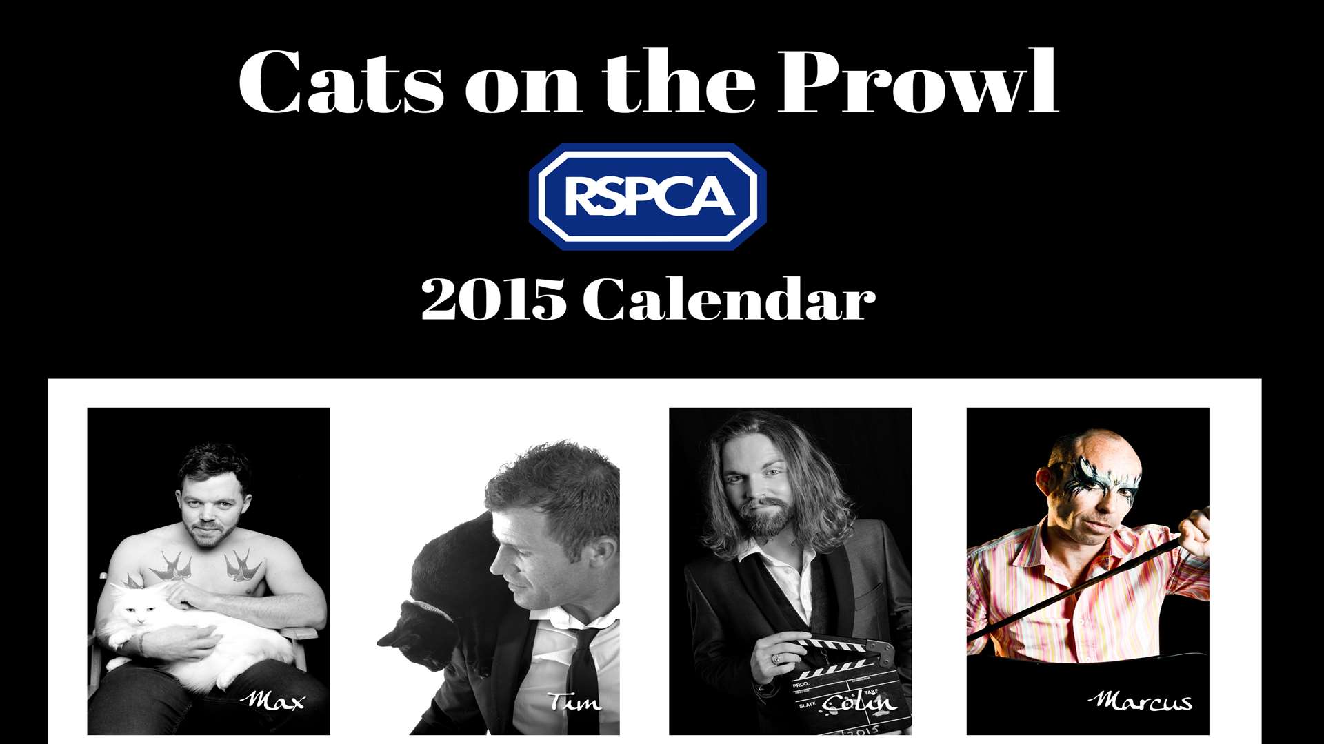 The calendar is raising money for the RSPCA cattery in Ashford