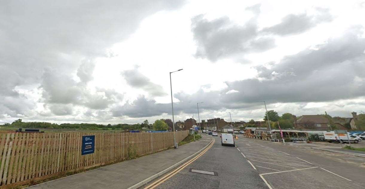 A2 at Bapchild near the Spring Acres housing development. Picture: Google