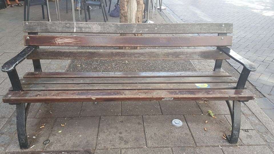 Two benches in Ramsgate have been removed. Picture: Raushan Ara