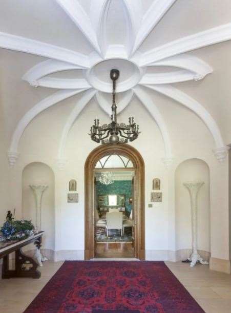 The entrance hall at Oxney Court Picture: UK Sotheby's International Realty