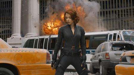 Black Widow (Scarlett Johansson) in Marvel Avengers Assemble. Picture: PA Photo/Paramount Pictures