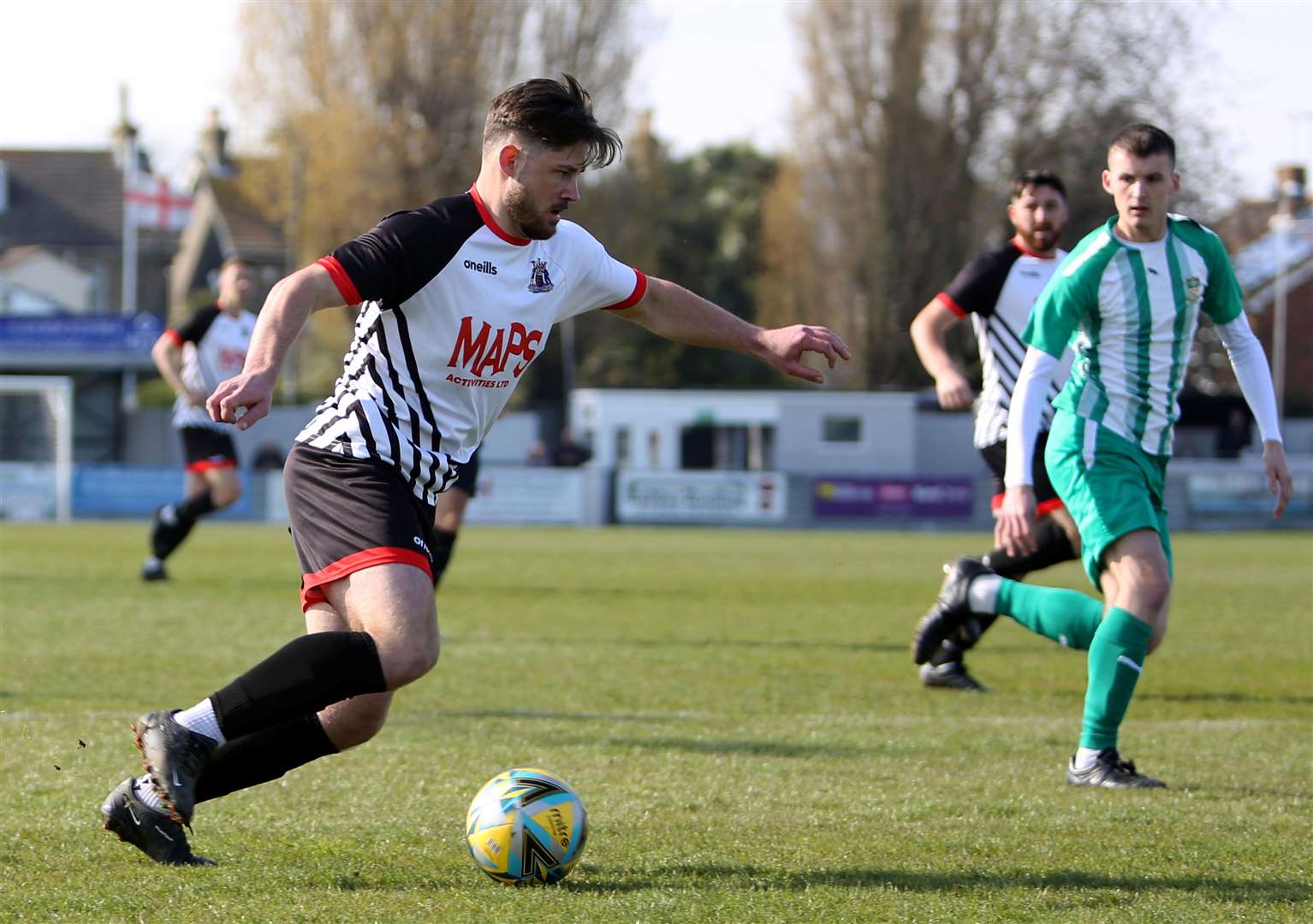 Substitute Josh Byford scored on his debut as Deal secured a third-placed finish with a weekend win over Sutton Athletic. Picture: Paul Willmott