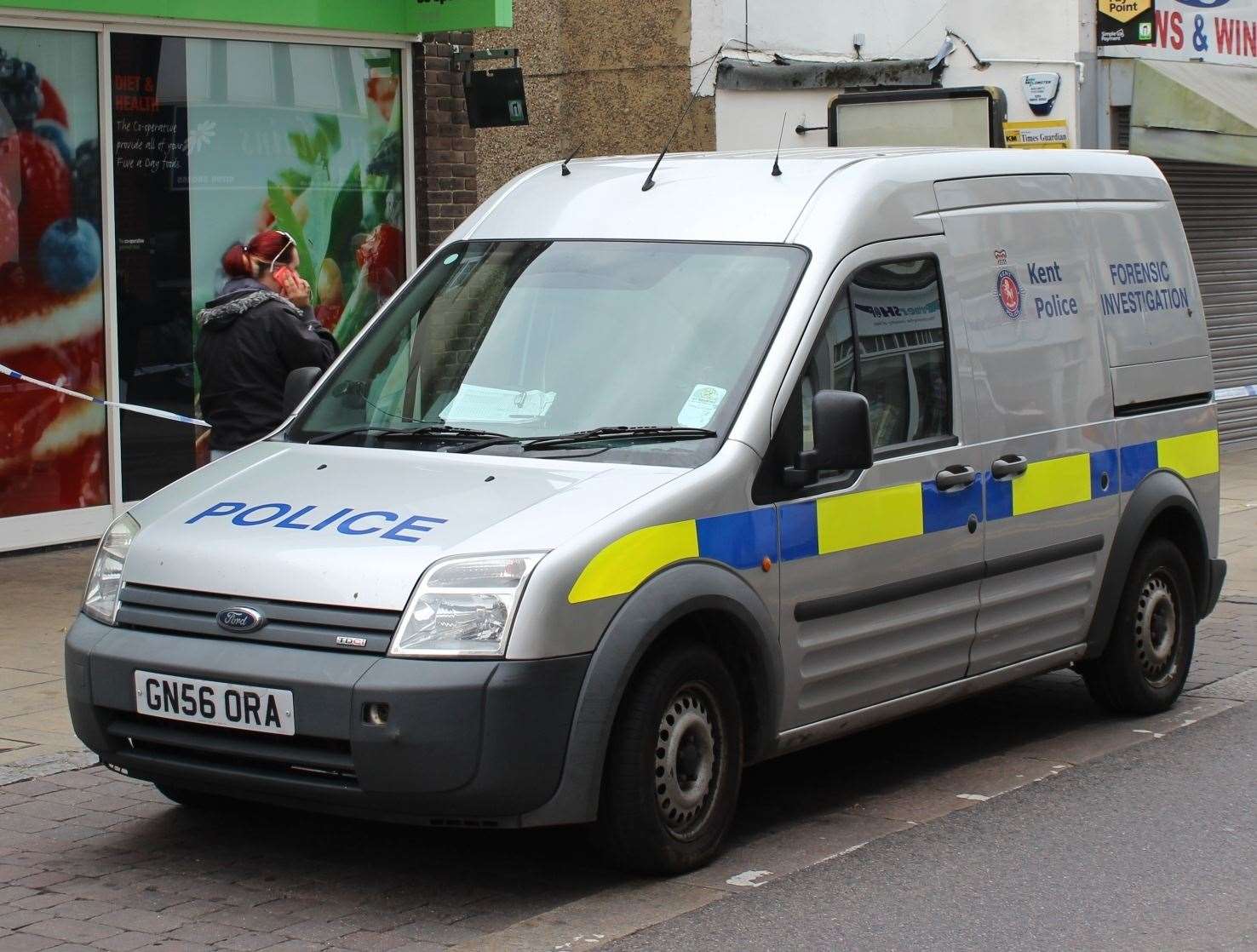 Kent police forensics van. Stock photo (9529946)