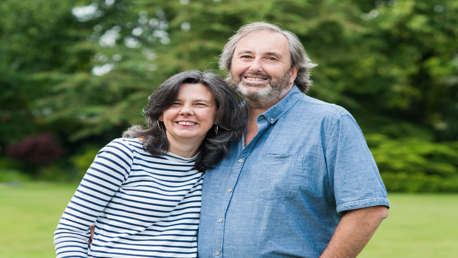 Helen Bailey with Ian Stewart. Picture: SWNS