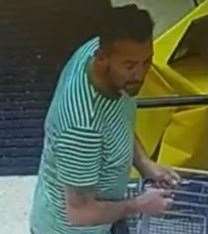 Police would like to interview this man in connection with alleged racist abuse in Sevenoaks
