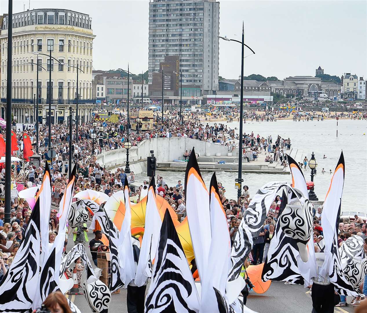 More than 20,000 spectators lined the streets of Margate for the carnival last year