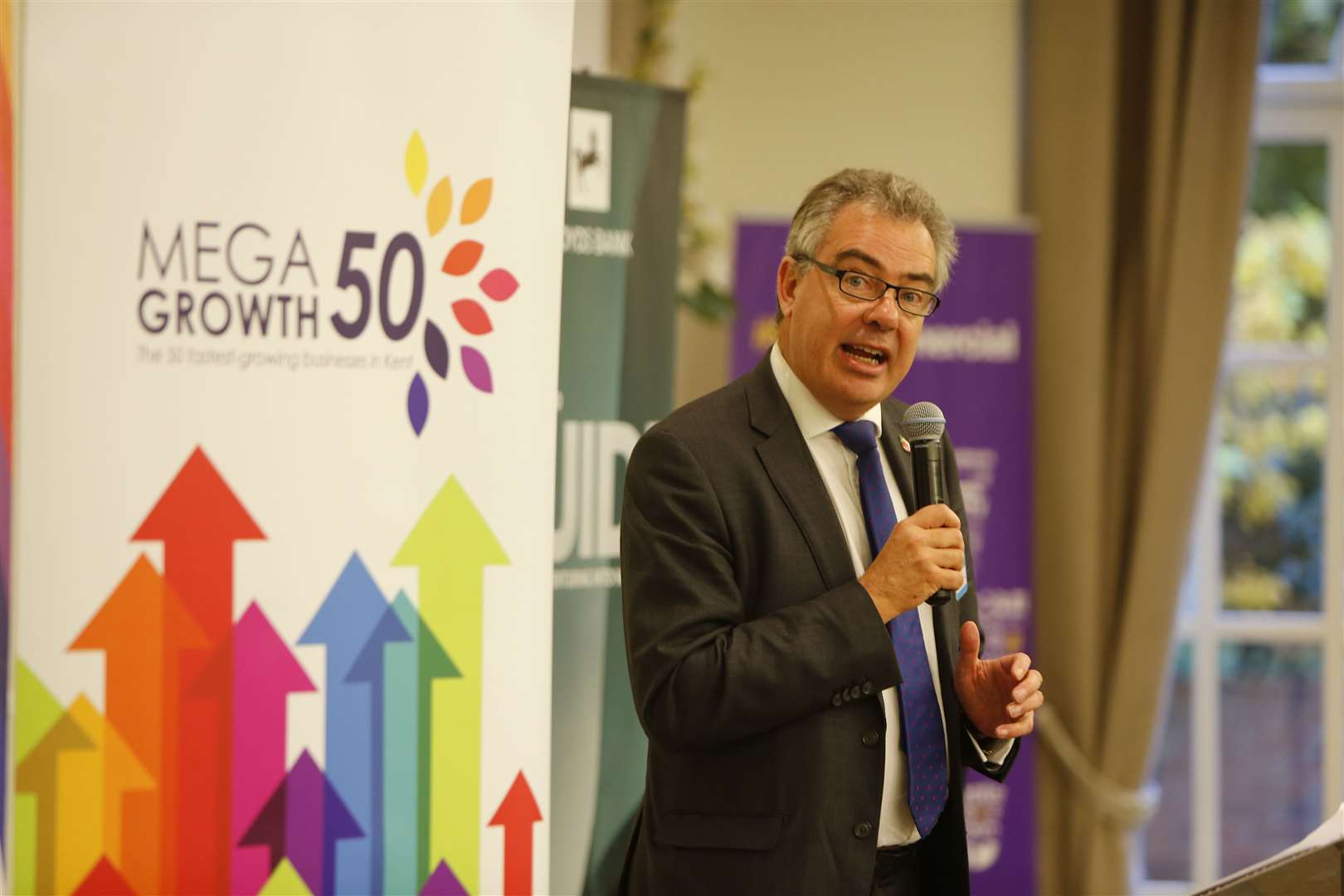 Andrew Griggs of Kreston Reeves at the unveiling of the MegaGrowth 50 2018 list
