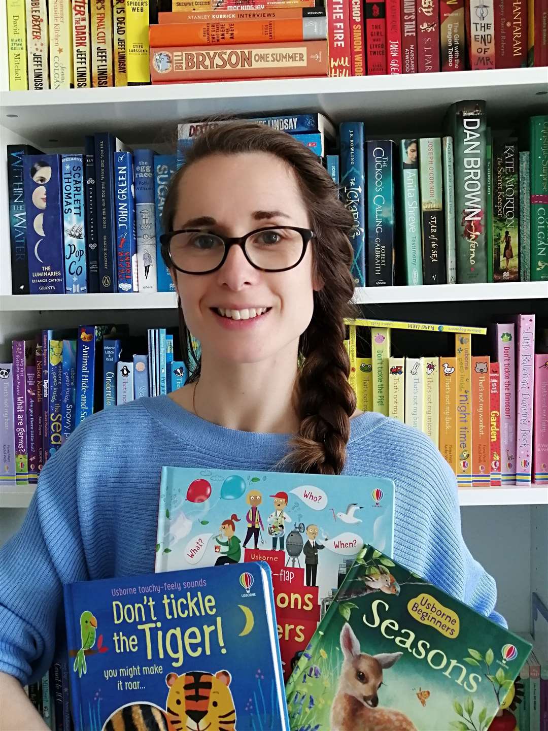 Fiona hopes to raise £1,000 towards the books. Picture: Fiona Coyne