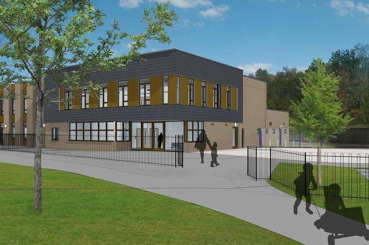 An artists impression of the new primary school.