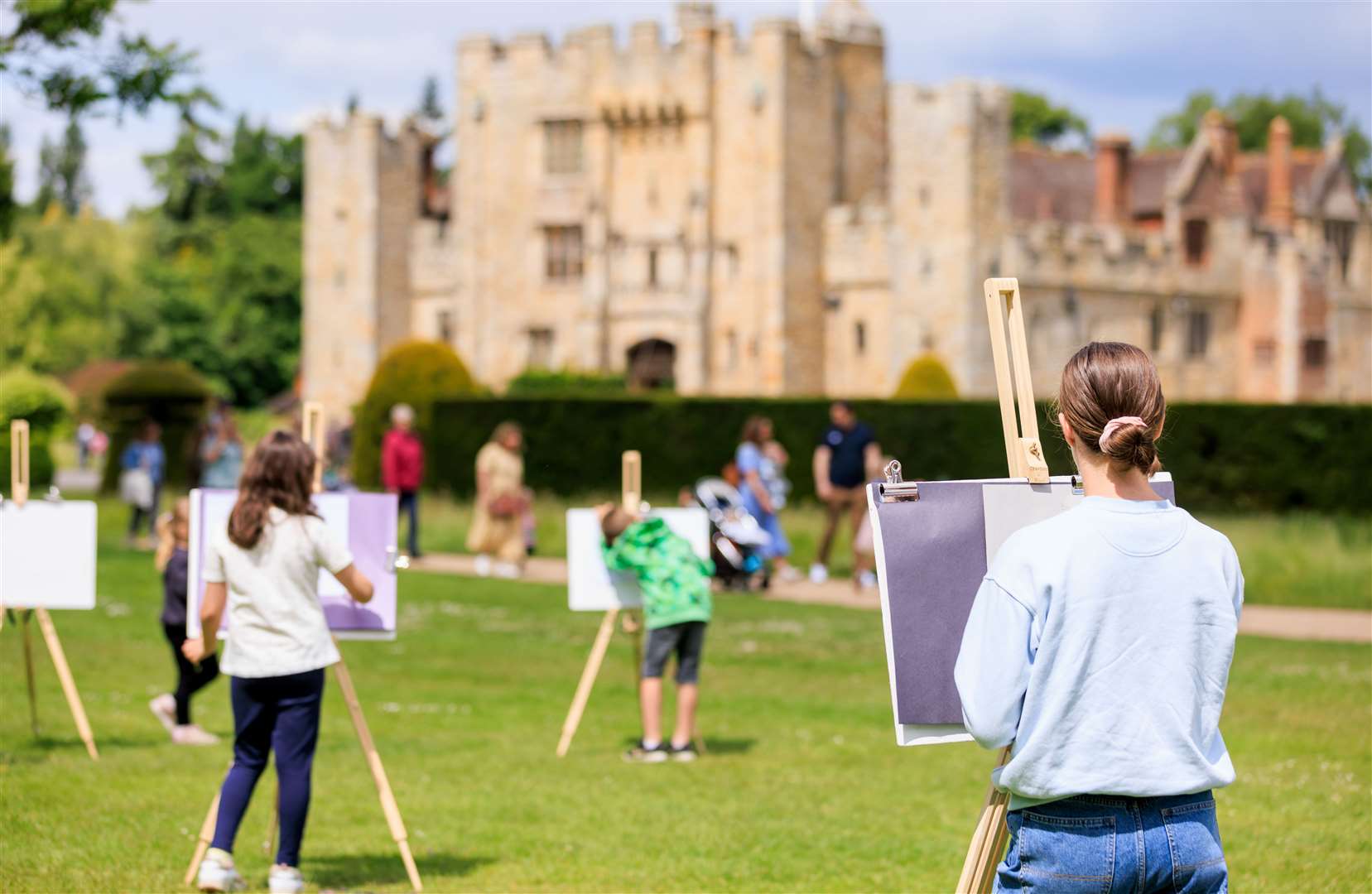 Get those creative juices flowing with Hever Castle’s Art Week. Picture: Hever Castle and Gardens