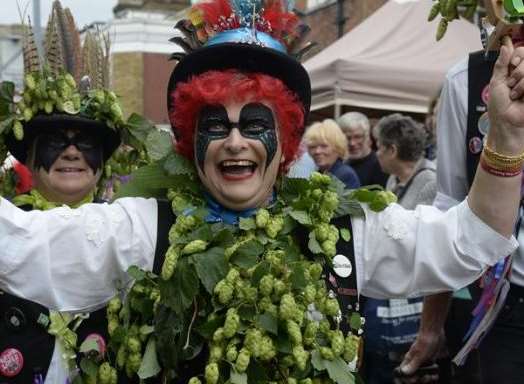 The hop festival is Faversham's most popular event of the year