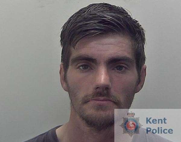 Custody image of James Roberts. Picture:Kent Police