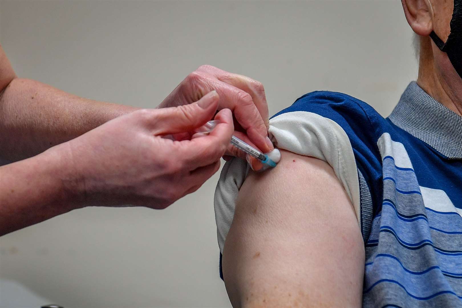 The vaccine roll out is expected to move to the next age bracket from tomorrow