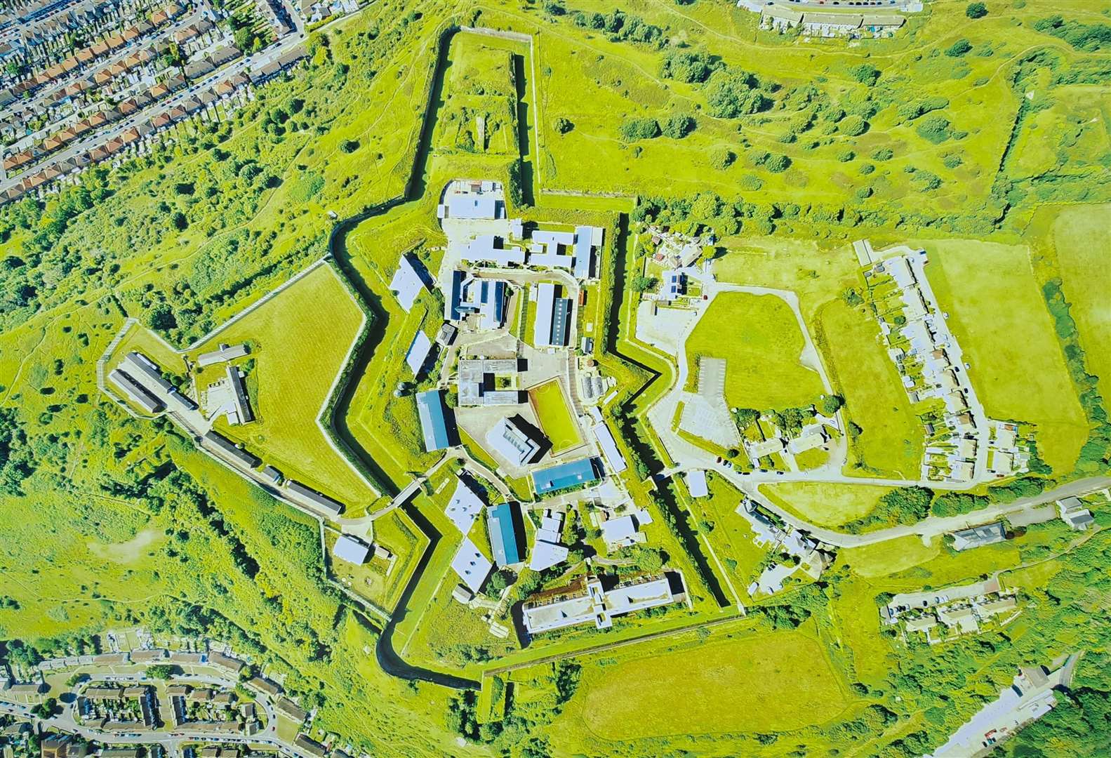 There are big plans afoot for the the Citadel complex, which has previously been used as a fort and prison. Picture: Dover Citadel Ltd