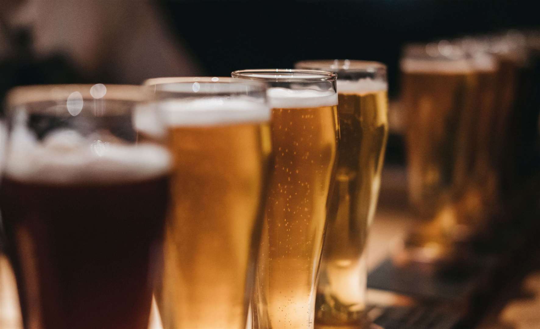 A Generic Photo of different pints of beer. See PA Feature TOPICAL Drink Pub. Picture credit should read: iStock/PA. WARNING: This picture must only be used to accompany PA Feature TOPICAL Drink Pub... (20944407)