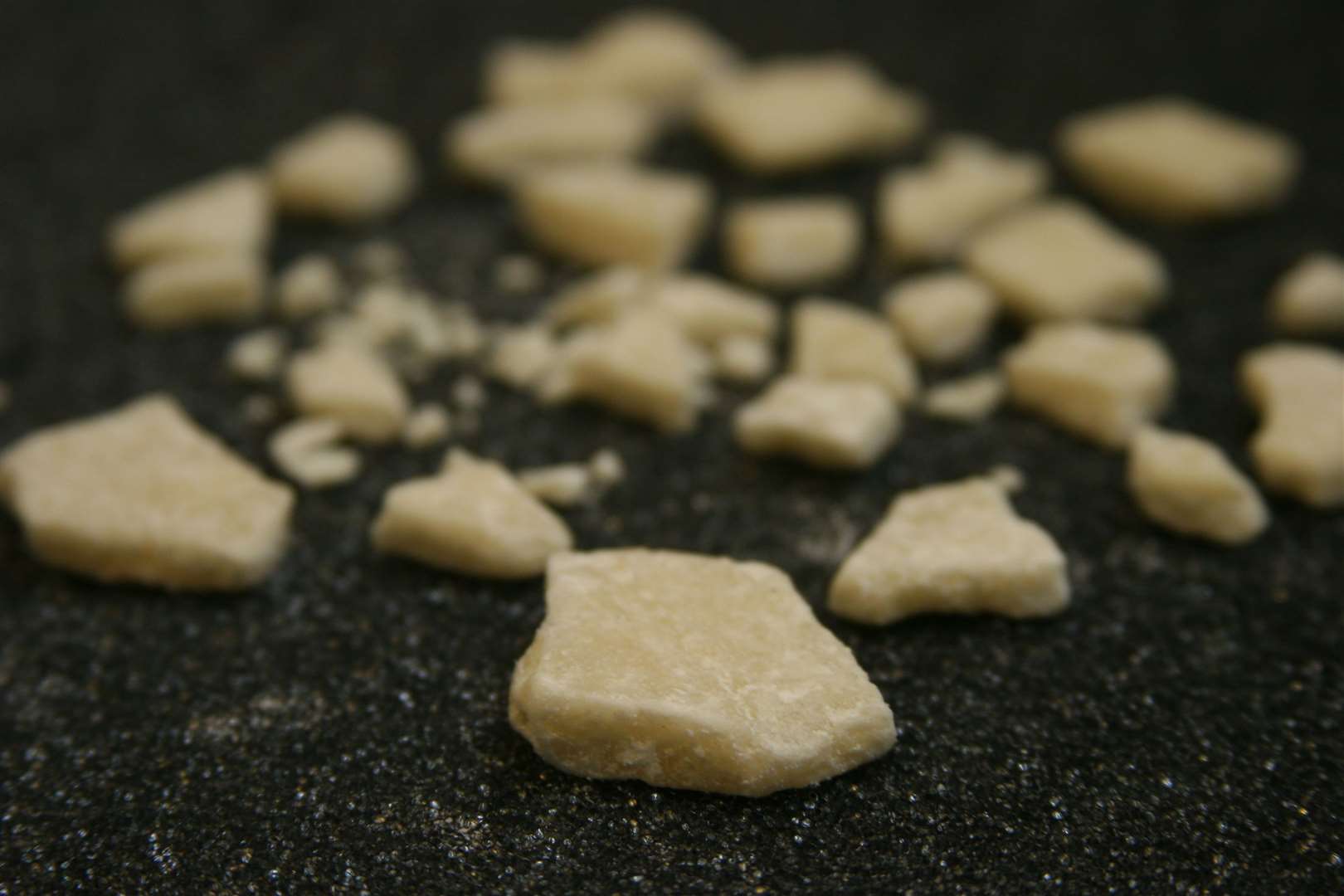 Stock picture of some crack cocaine. Picture: John Westhrop