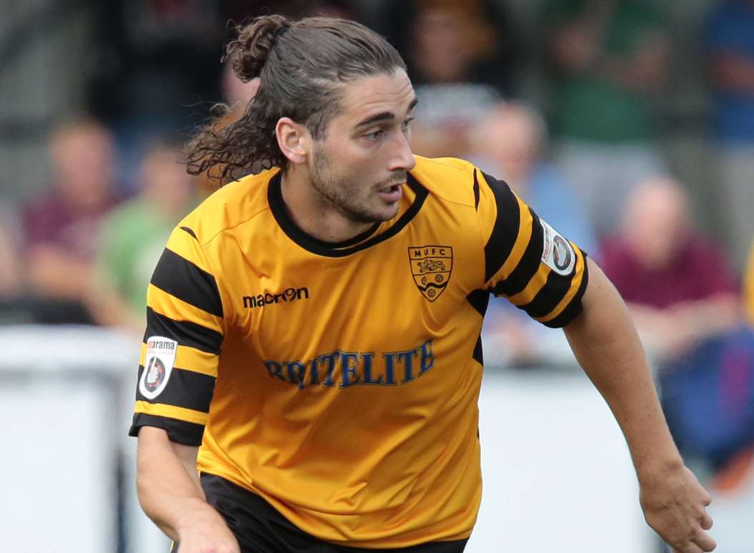 Alex Brown was a Maidstone regular at the start of the season Picture: Martin Apps
