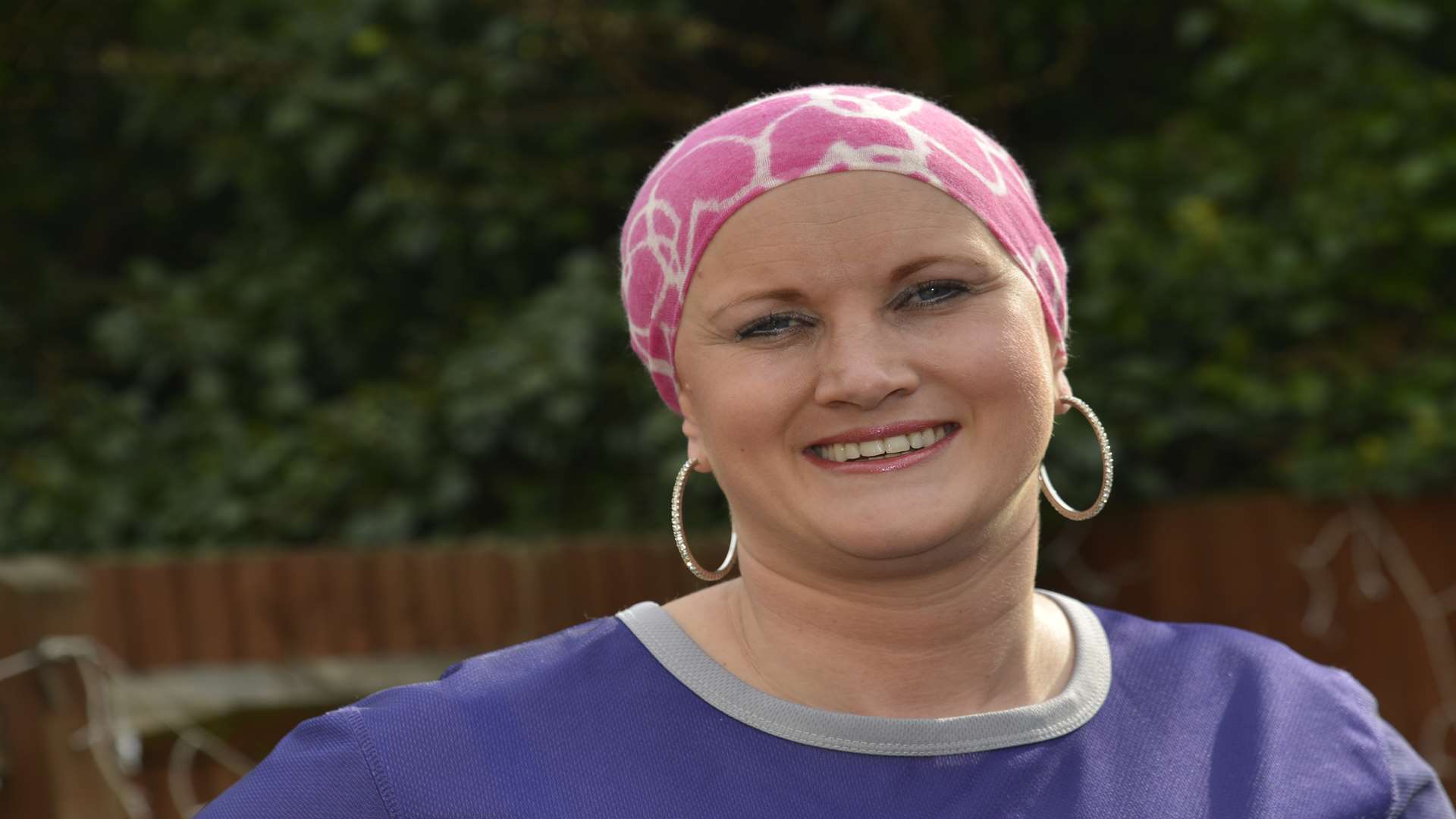 Joleen Swan who is to run the marathon in the middle of chemo treatment Picture: Gary Browne