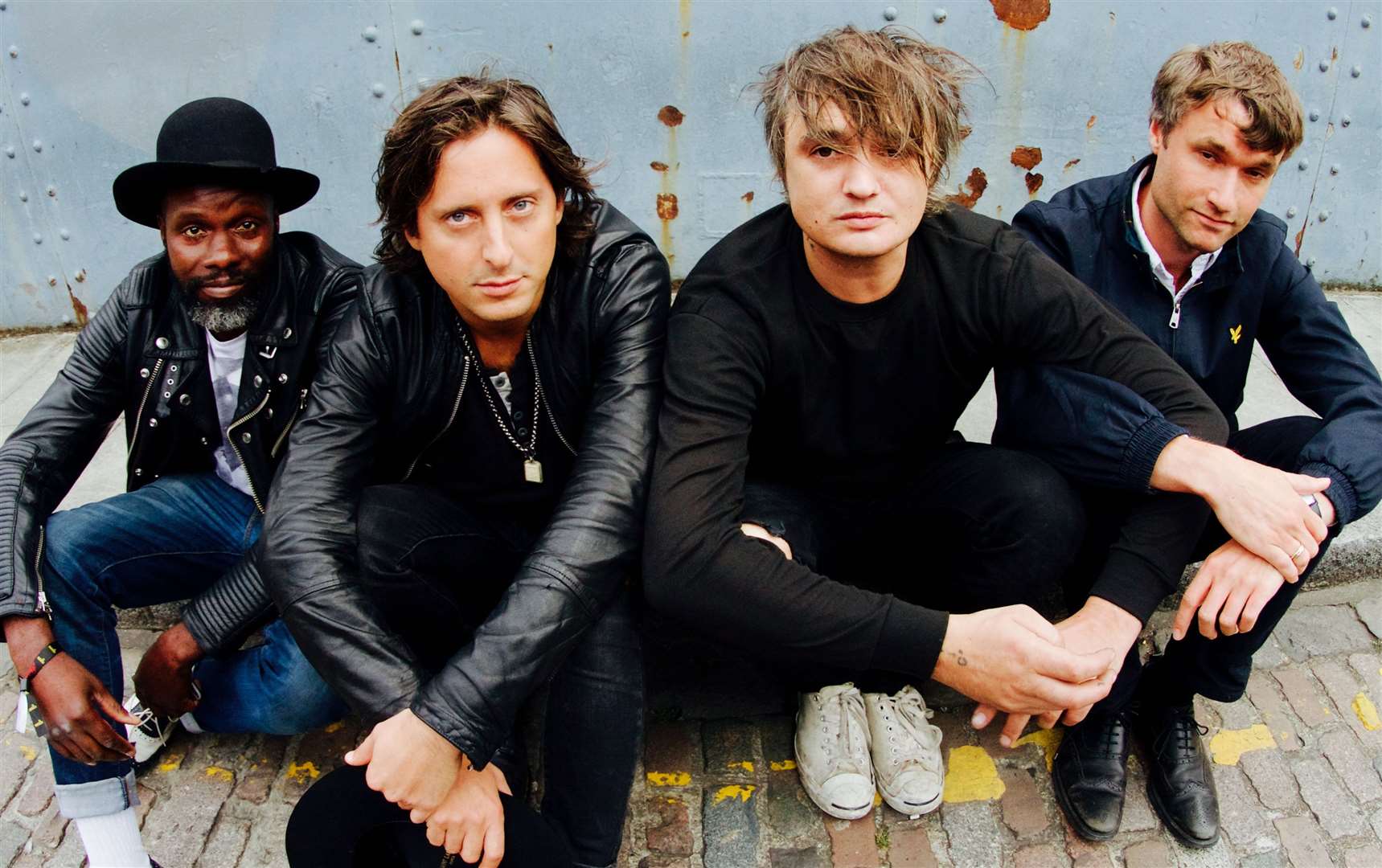 The Libertines with John Hassall far right Picture: Roger Sargent