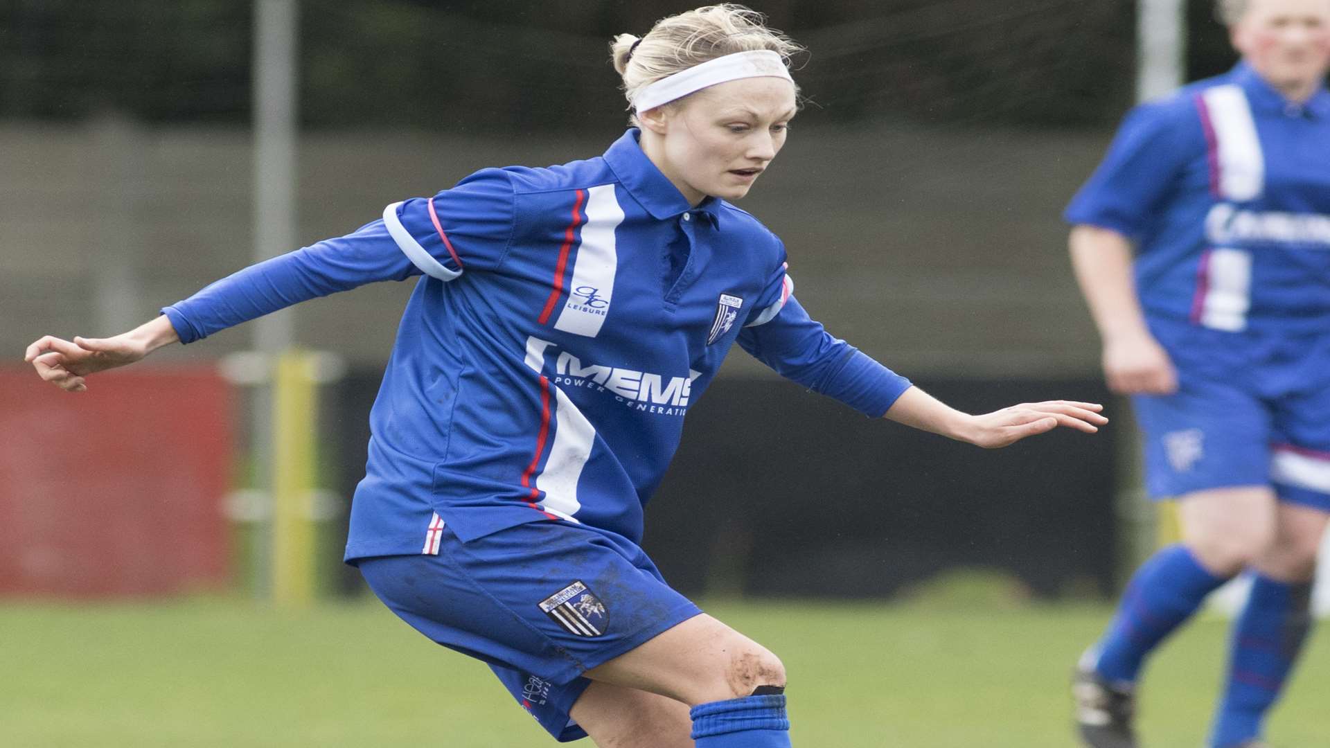 Emma Tune in action for Gillingham Ladies