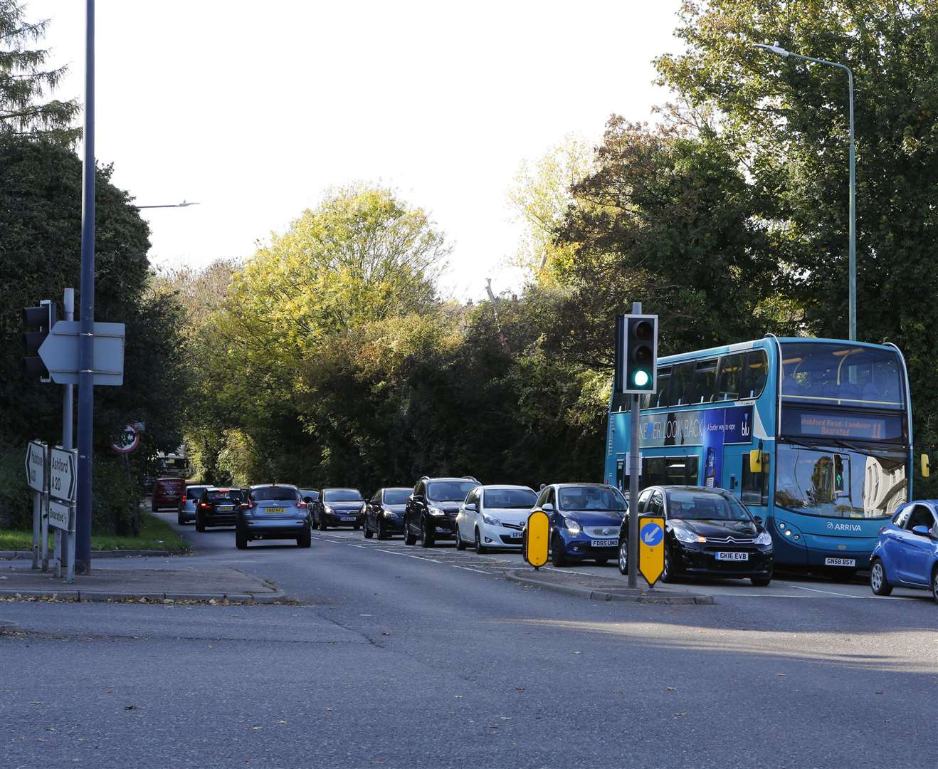 Around 50% of respondents disagree with plans for the A20 Ashford Road junction with Willington Street