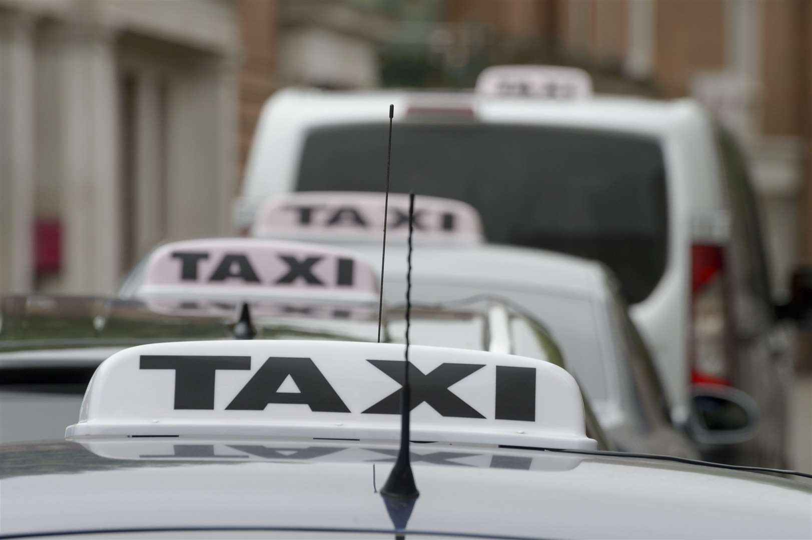 Stock photo of taxi ranks