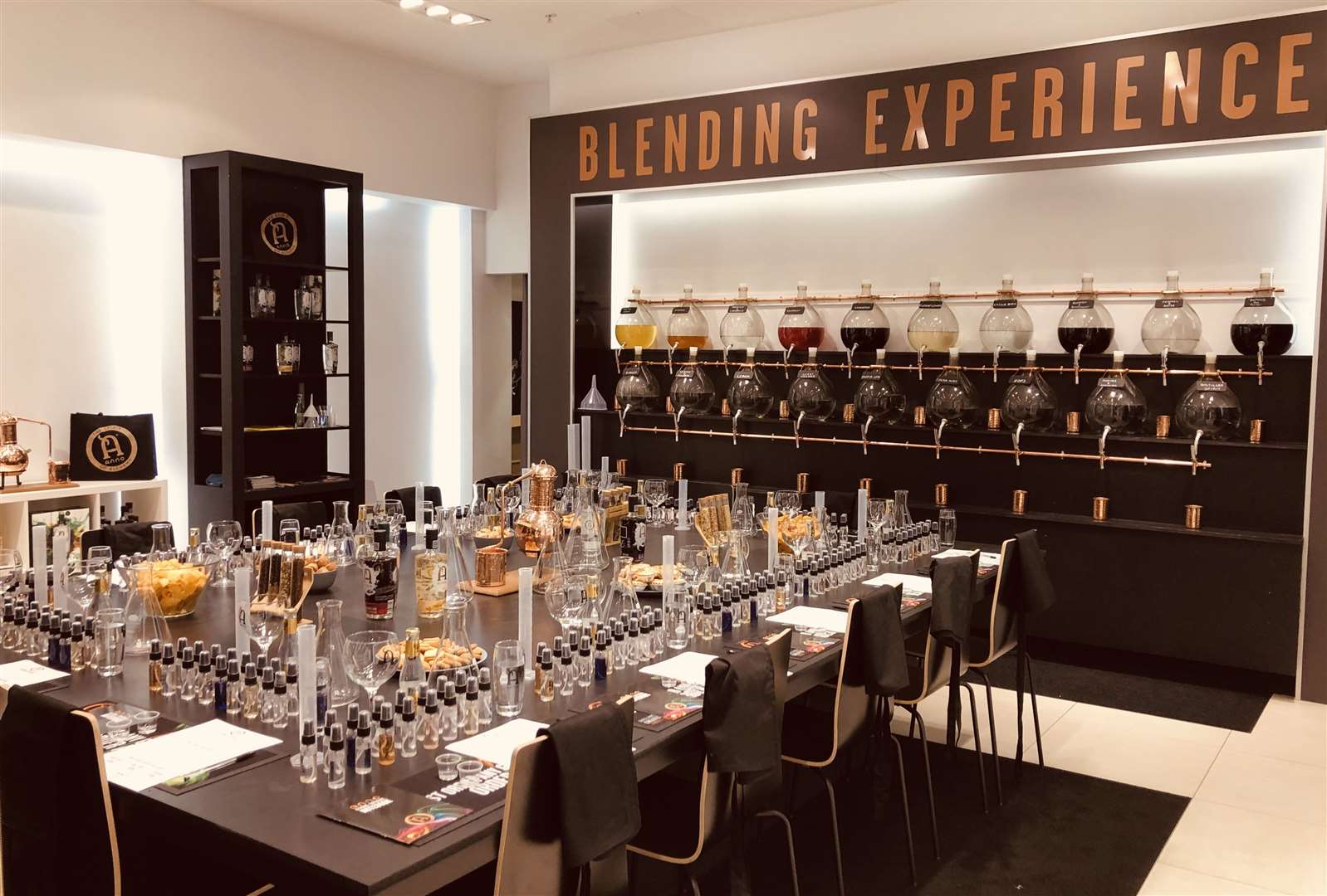 The pop-up blending experience in Bluewater. Picture: Anno Distillery