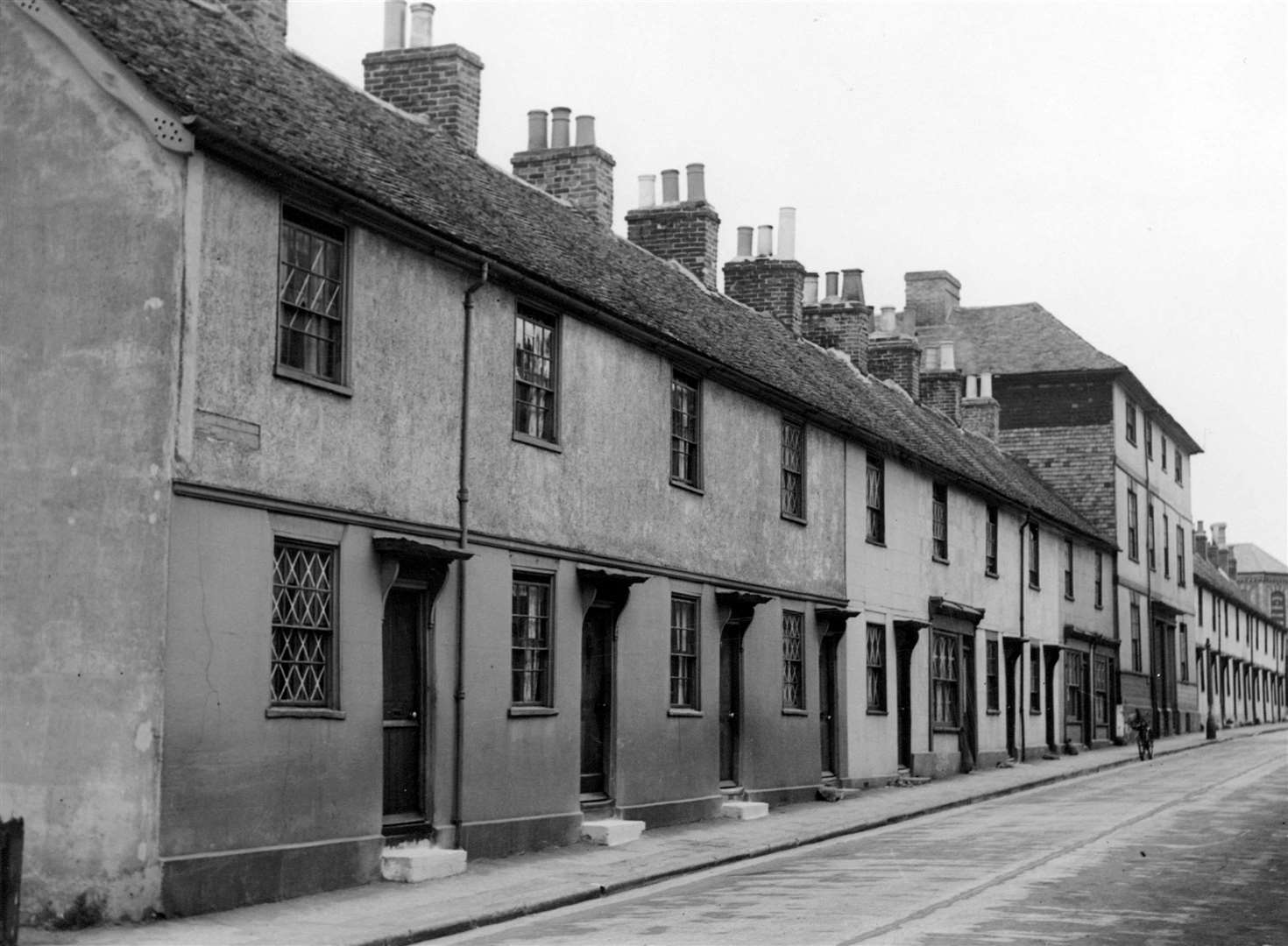 Hempsted Street, 1941. It survived all wars, but Hempsted Street did not survive the ‘war on heritage’. A much loved and long-lost street with two public houses and numerous buildings as well as residential abodes, Hempsted Street is still very much a talking point among local residents. Many either lived there or certainly knew someone that did. It made way for today’s County Square which was originally called The Tufton Centre