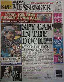 Front page of Medway Messenger