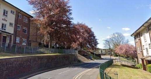 A man was stabbed in the head and hands in Shorts Way, Rochester, last week. Picture: Google